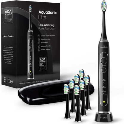 AquaSonic Elite - Ultra-Whitening Rechargeable Toothbrush