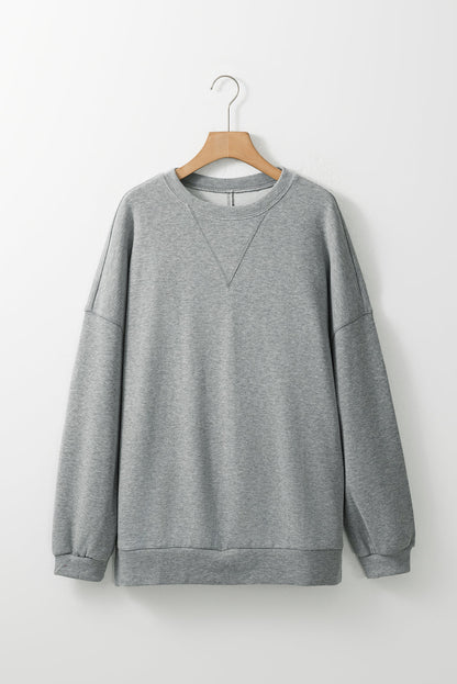 Threaded Pear Rorivina Drop Shoulder Oversized Sweatshirt