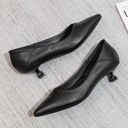 Women’s Professional Work Shoes for Office & Interviews | Elegant Low-Heel Formal Pumps | High-Sense Business Casual Loafers | Comfortable Non-Slip Professional Footwear