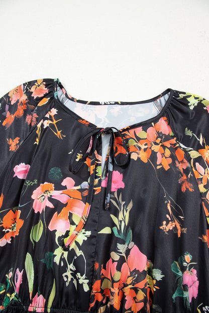 Threaded Pear Pearl Long Sleeve Mini PLUS Dress