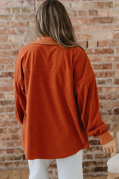Threaded Pear Andrea Drop Shoulder Casual Shacket