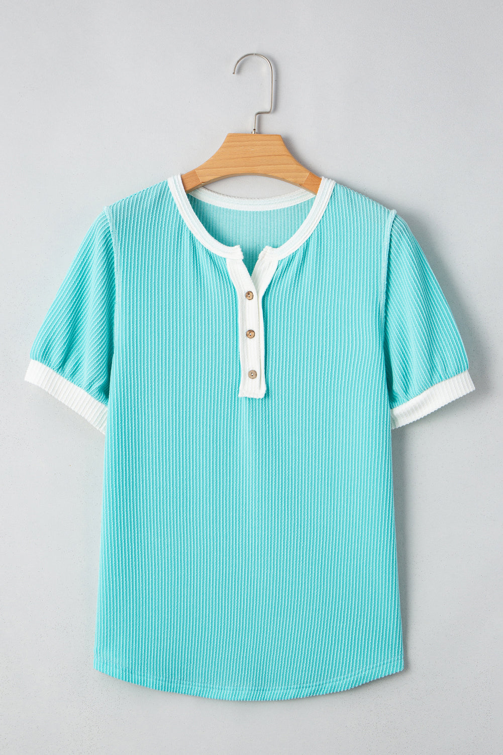Threaded Pear Ivey Colorblock Henley T Shirt