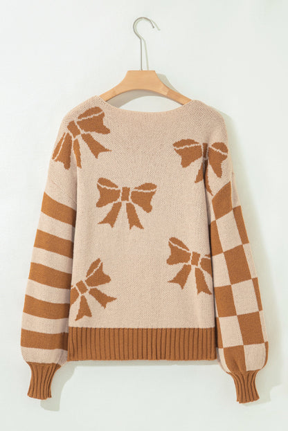 Threaded Pear Palie Sleeve Drop Shoulder Sweater