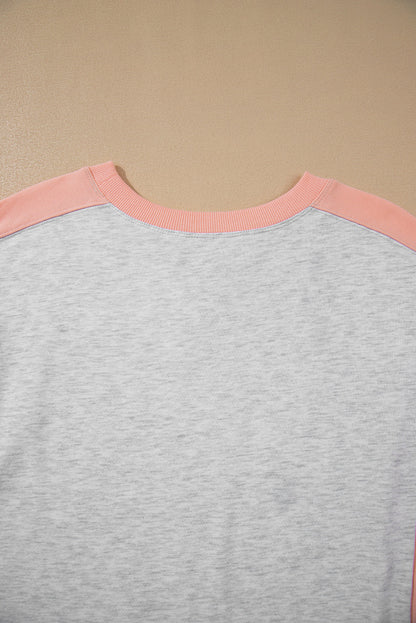 Threaded Pear Lilliana Colorblock Pullover Casual PLUS Shorts