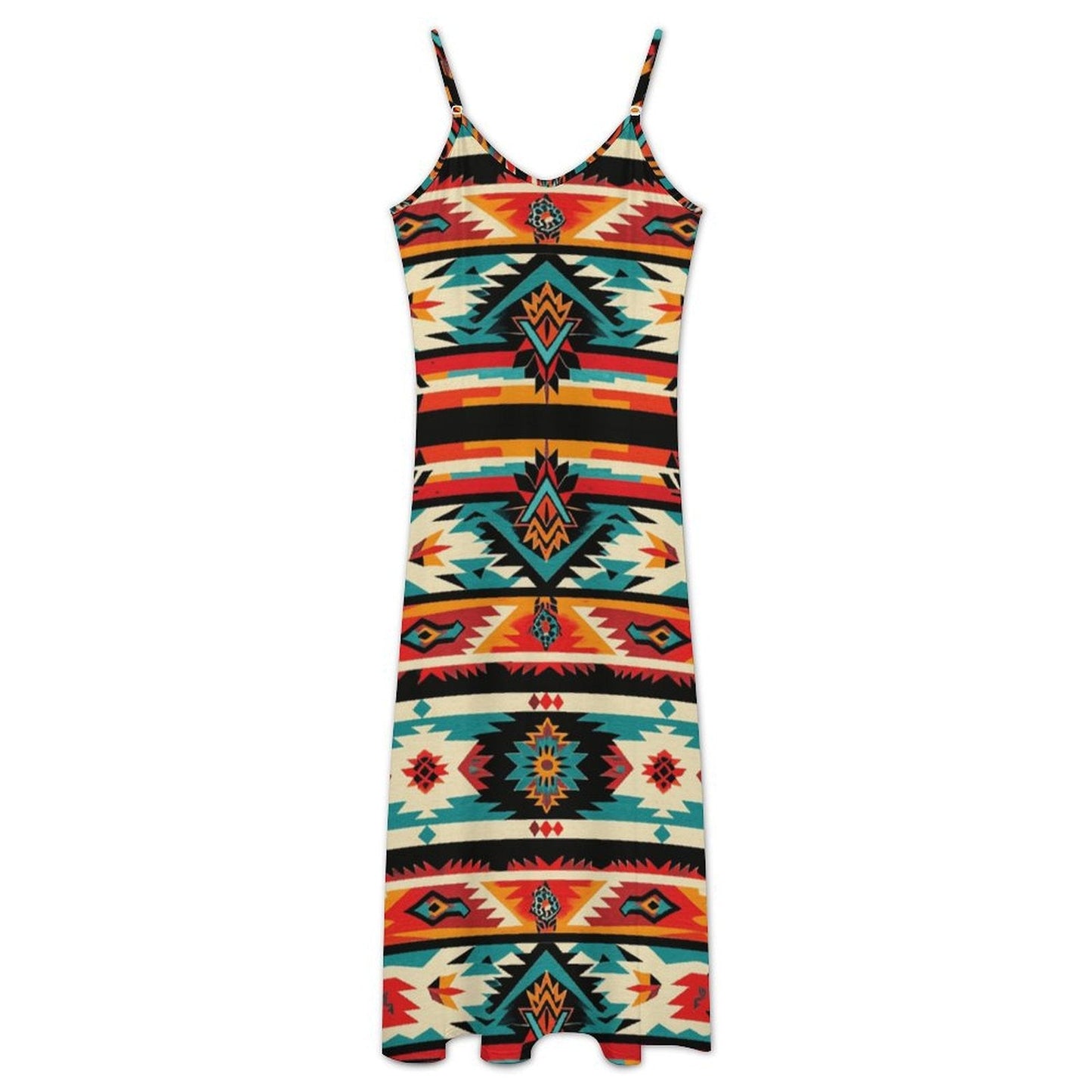 Baha Ranch Santa Fe Western Maxi Sun Dress
