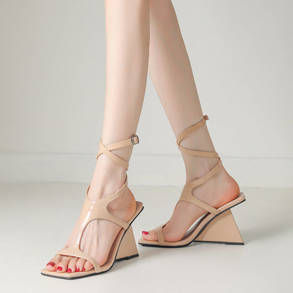 Women’s Pointed-Toe Open-Toe High Heels | High-Sense Summer Stilettos | Trendy Minimalist Professional Heels | Luxury-Label Statuesque Party Pumps | 2026 High-Fashion Radiant Evening Footwear