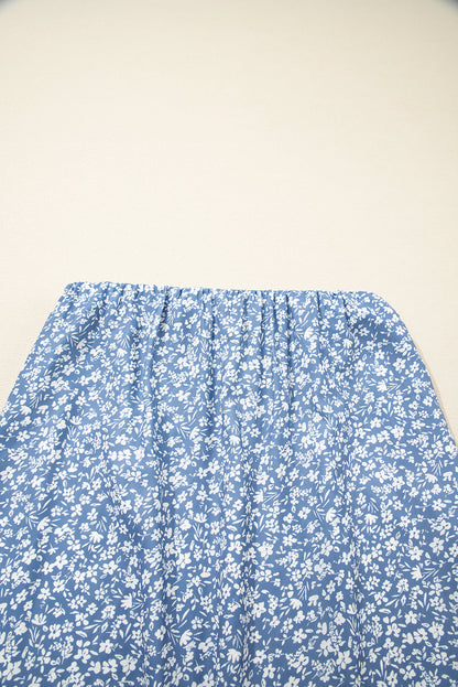 Threaded Pear Emilee High Waist Long Skirt