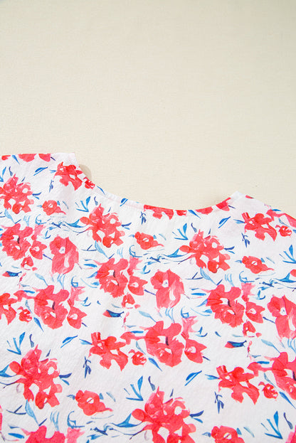 Threaded Pear Zariah Ruffled Half Sleeve PLUS Dress