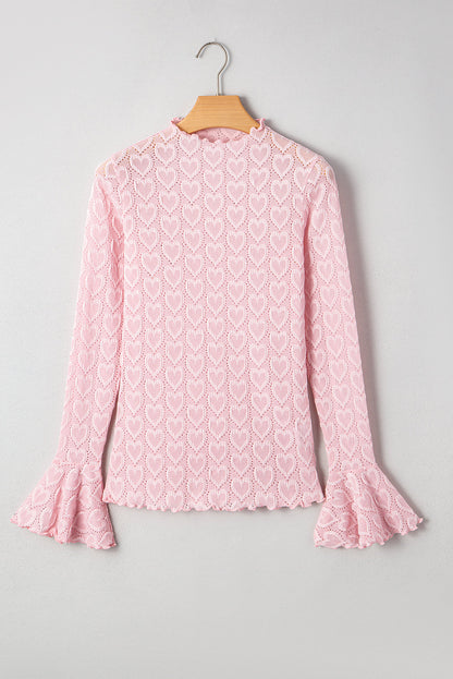 Threaded Pear Emily Sleeve Mock Fitted Top