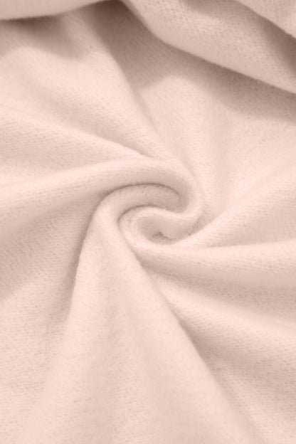 Threaded Pear Ensley apricot Oversize Mock Sweatshirt