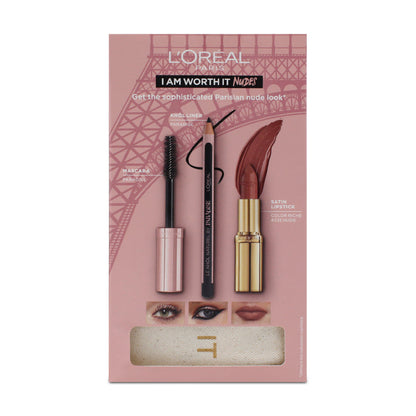 L'Oreal I Am Worth It Nudes Cosmetic Set