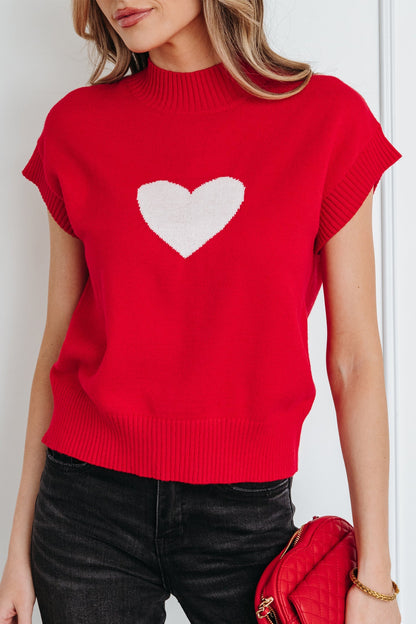Threaded Pear Genevieve Cropped Short Sleeve Sweater