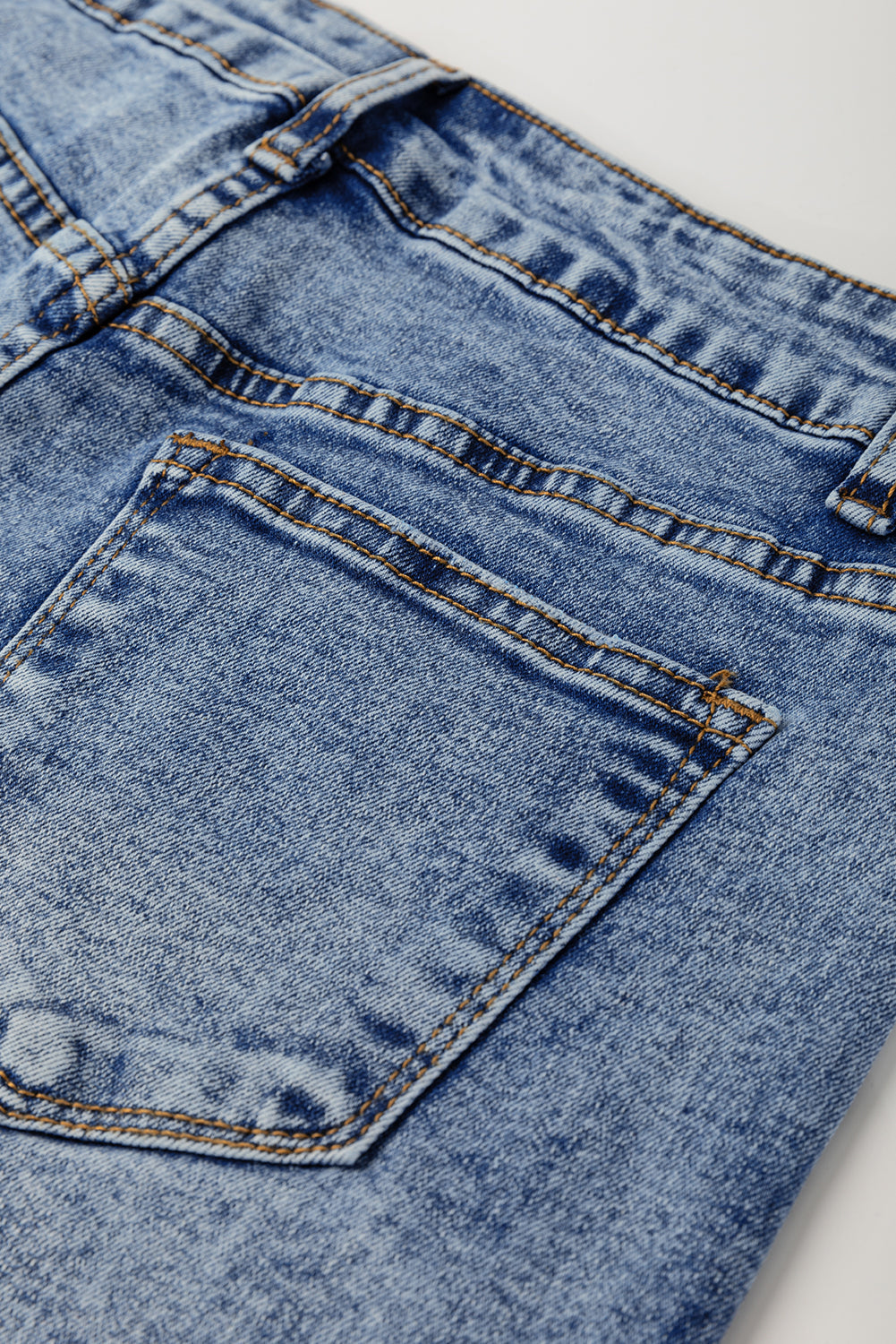 Threaded Pear Aria Straight High Waist Jeans