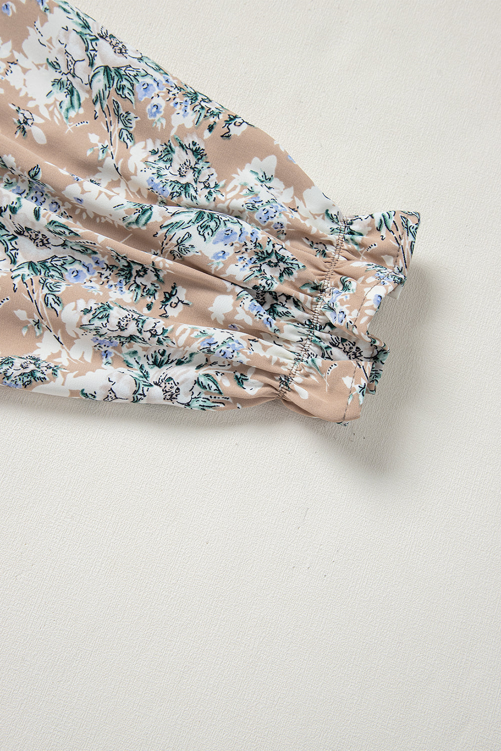 Threaded Pear Indy Puff Sleeve Long Dress