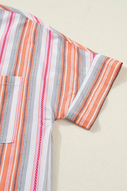 Threaded Pear Lilian Up Short Sleeve Shirt