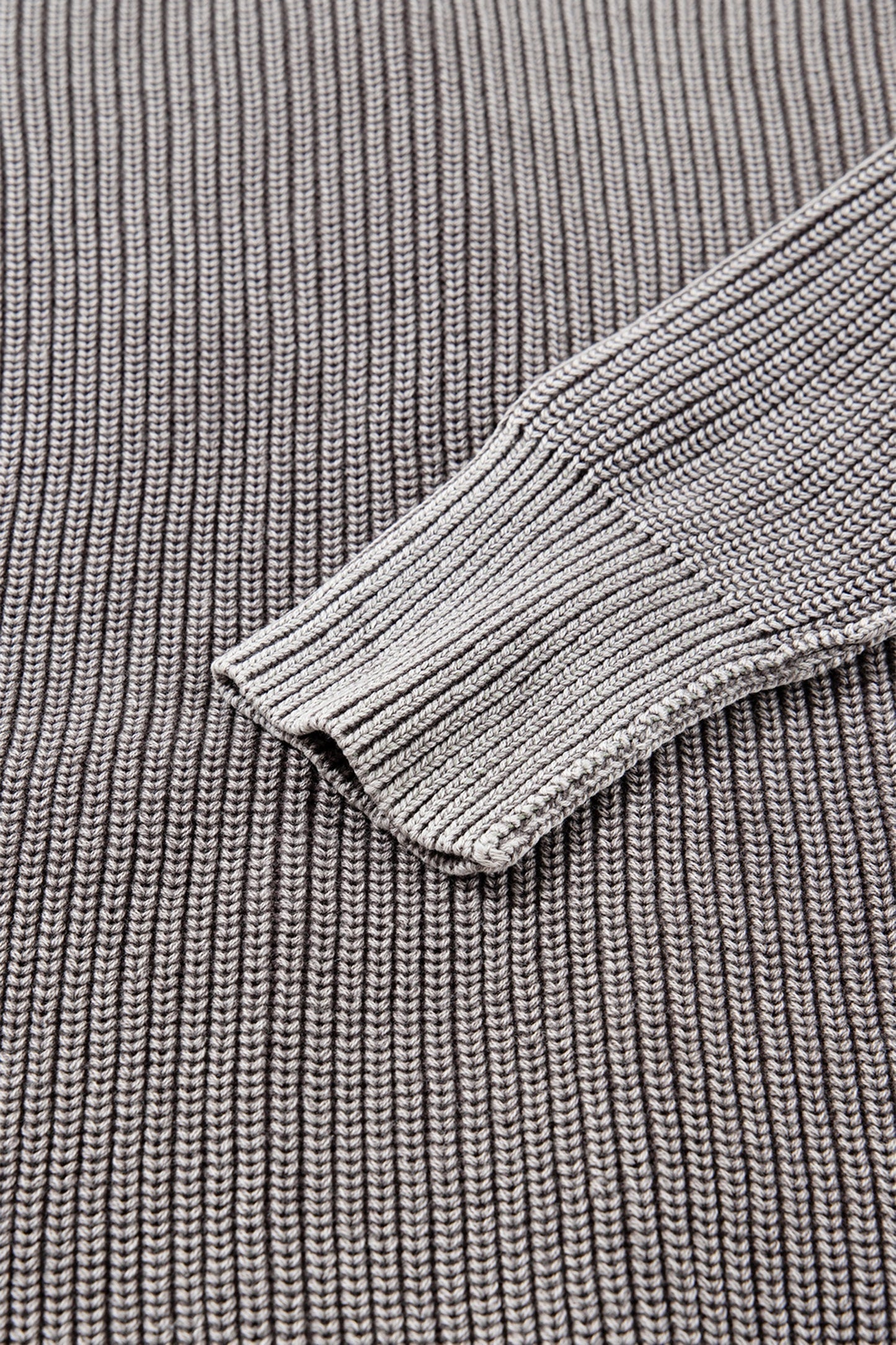 Threaded Pear Sunny Patchwork Knit Open Sweater