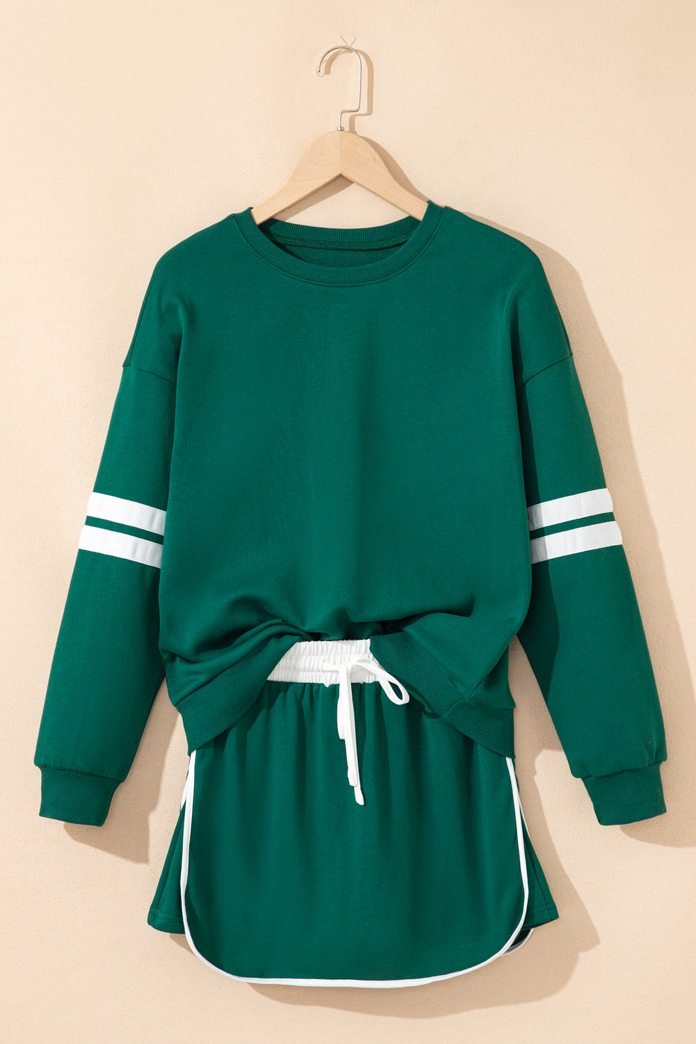 Threaded Pear Sophia Shoulder Pullover Mini Skirt