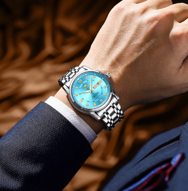 Women’s Roman Scale Fashion Watch | Waterproof Calendar Quartz Wristwatch | High-Sense Executive Ladies Timepiece | Trendy Minimalist Roman Numeral Watch | 2026 High-Fashion Luxury Waterproof Watch