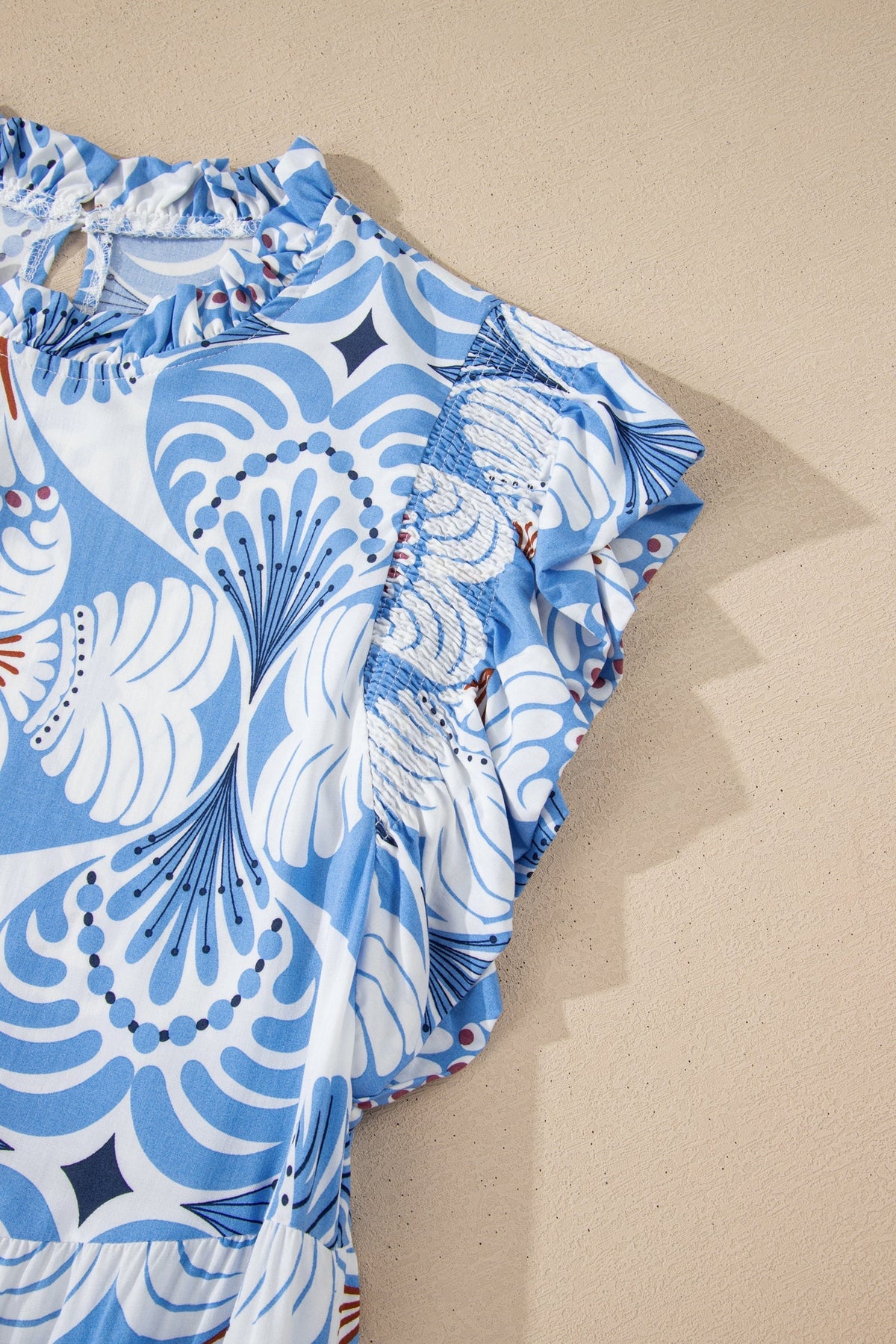 Threaded Pear Whitley Sleeve Vacation Long Dress