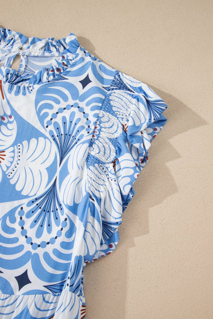 Threaded Pear Whitley Sleeve Vacation Long Dress