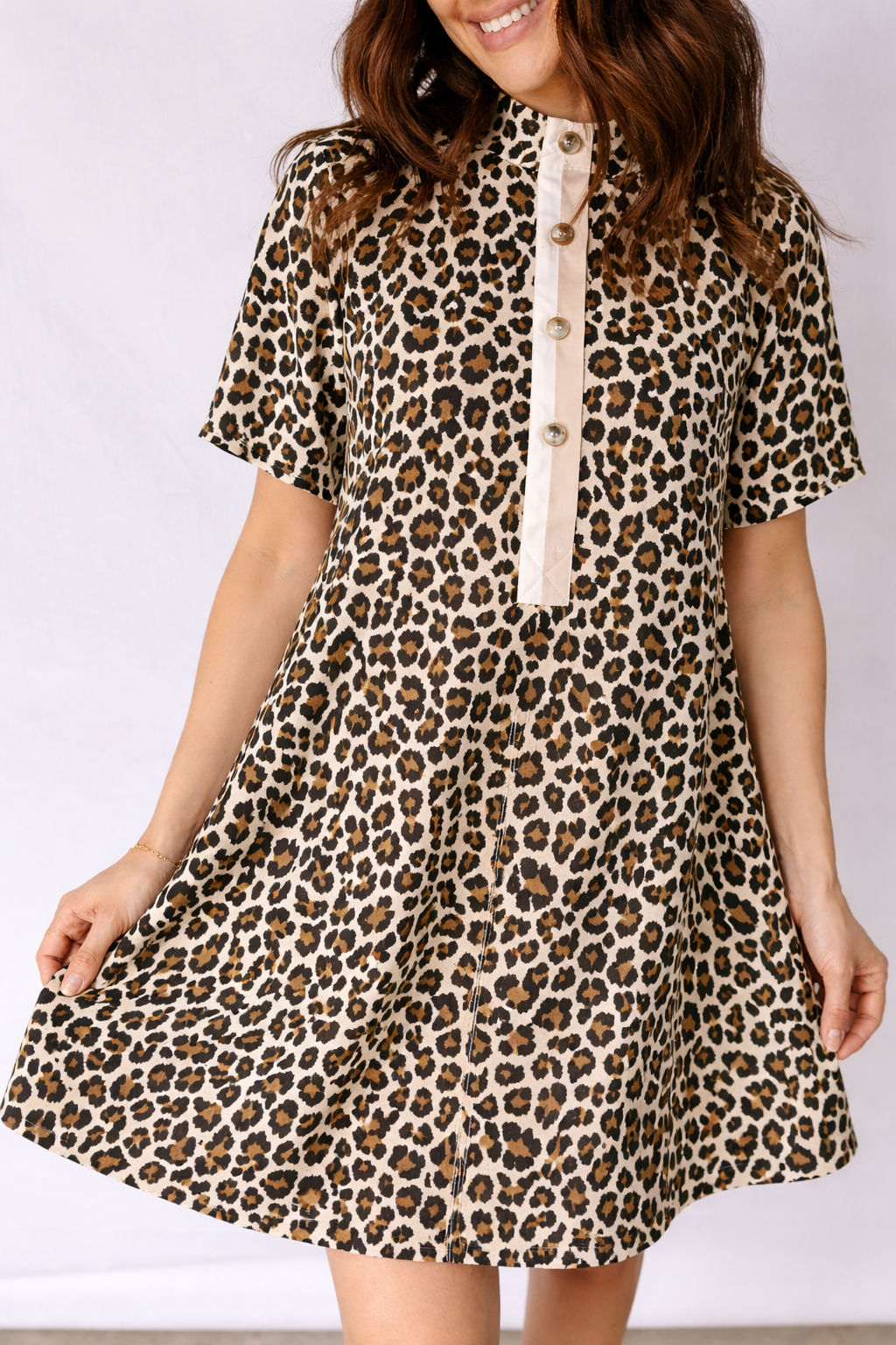 Threaded Pear Aisha Sleeve Loose Mini Dress
