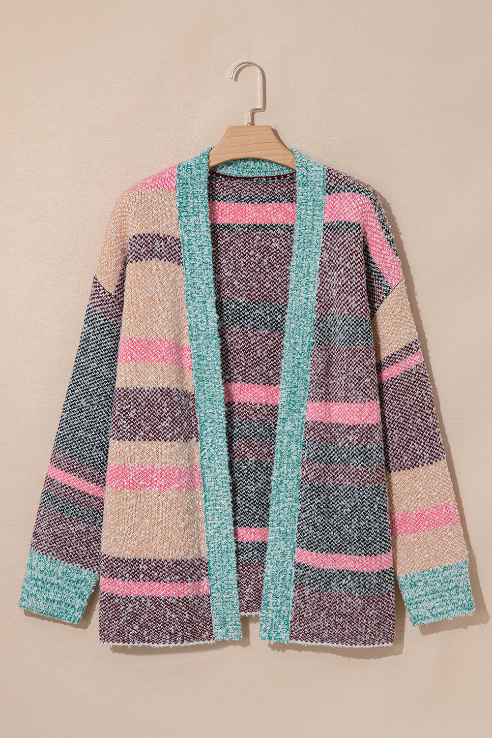 Threaded Pear Elsa Slit Open Front Cardigan