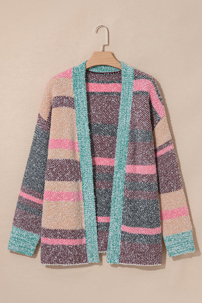 Threaded Pear Elsa Slit Open Front Cardigan