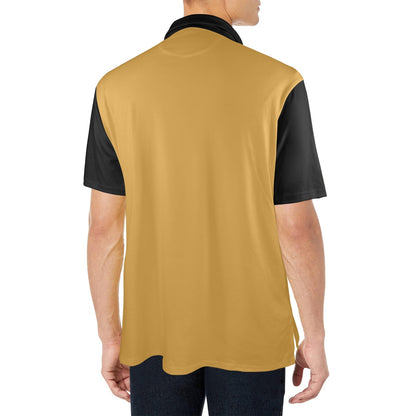Baha Ranch Wild Cowboy Aztec Western Polo Shirt