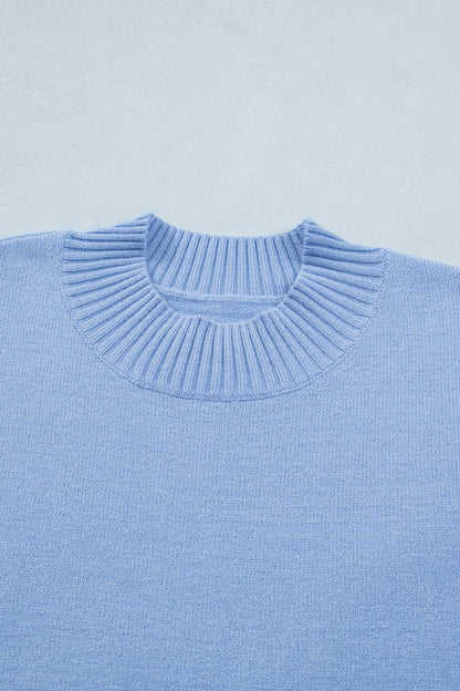 Threaded Pear Hadassah Ruffle Short Sleeve Sweater