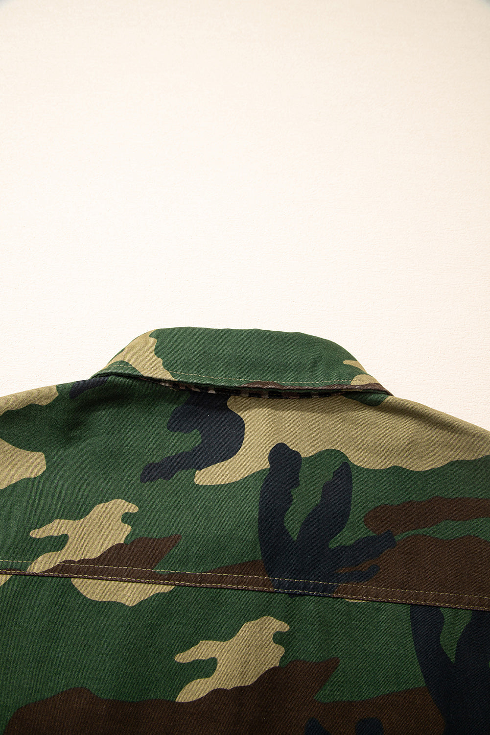 Threaded Pear Kiara Patchwork Oversize Shacket