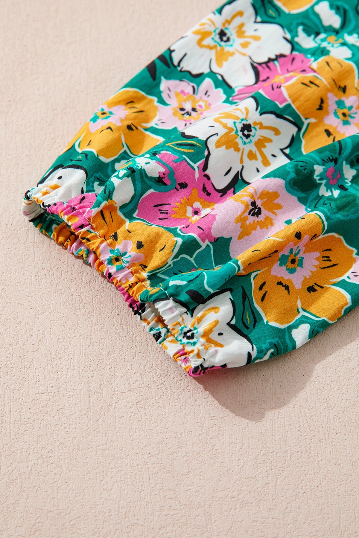 Threaded Pear Meadow 3 4 Sleeve Blouse