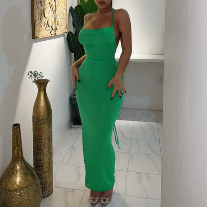 SERENITY BACKLESS MAXI DRESS