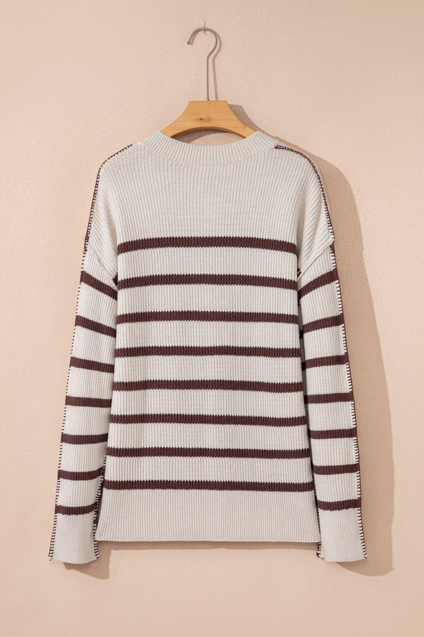 Threaded Pear Mckenzie Drop Shoulder Slouchy Sweater