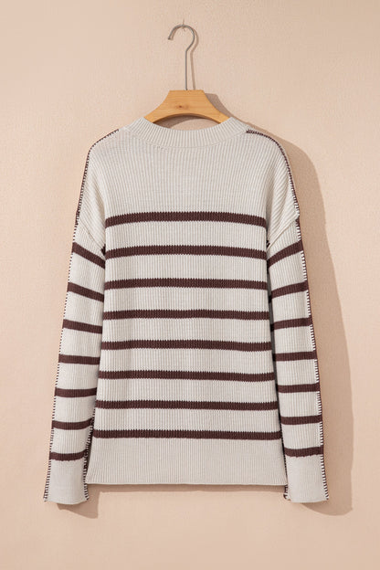 Threaded Pear Mckenzie Drop Shoulder Slouchy Sweater
