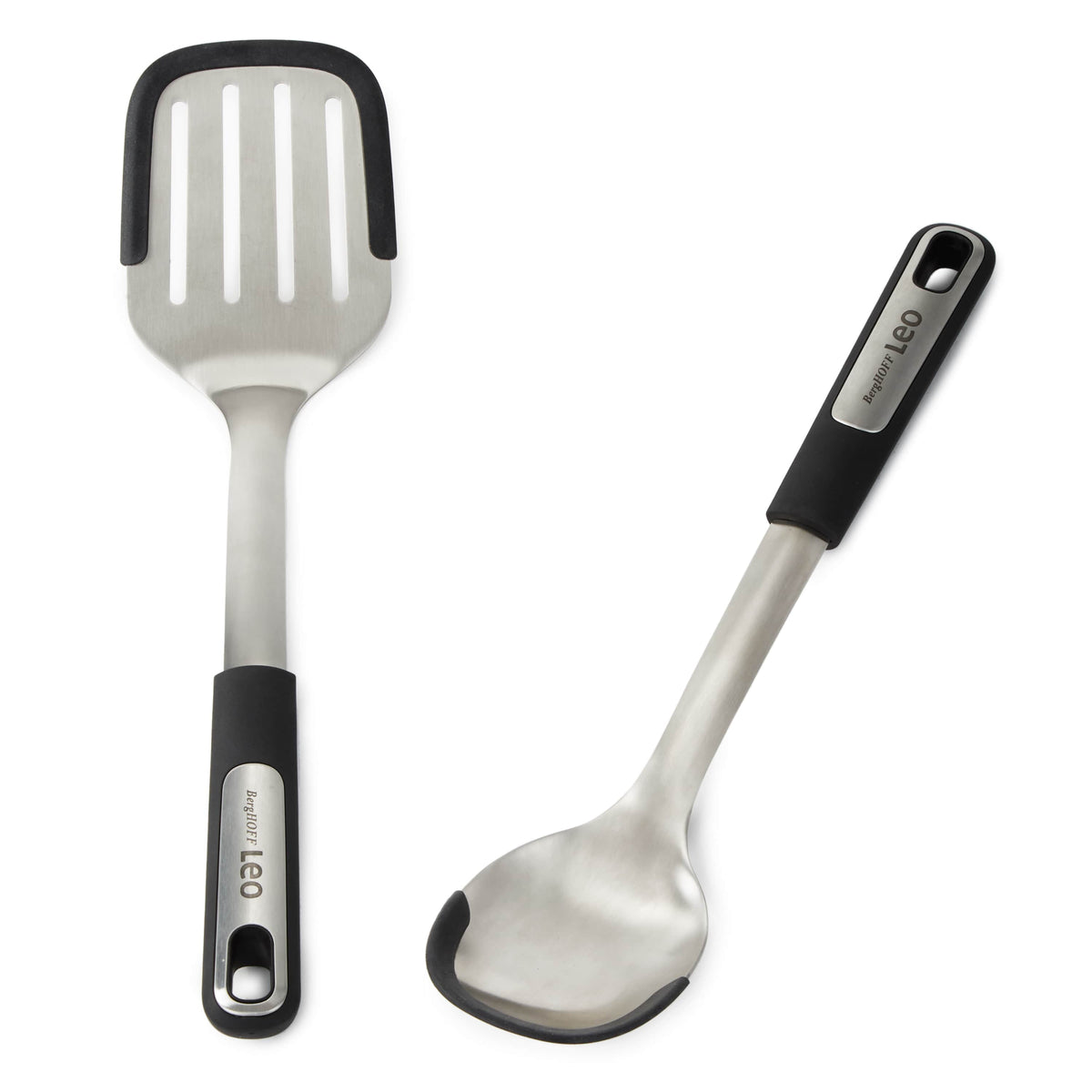 BergHOFF Graphite 2Pc Turner and Serving Spoon Set