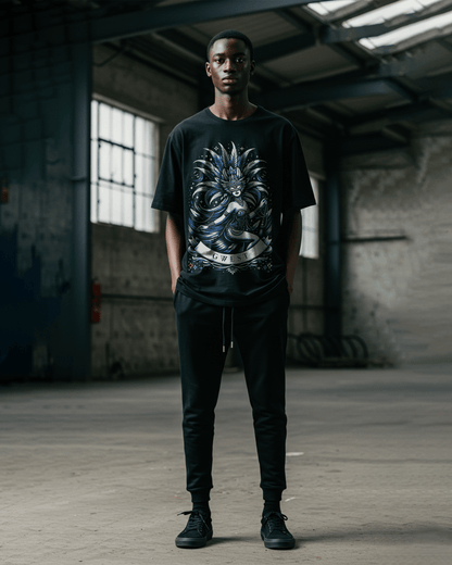 G West Dark Masquerade Men's Oversized T-Shirt