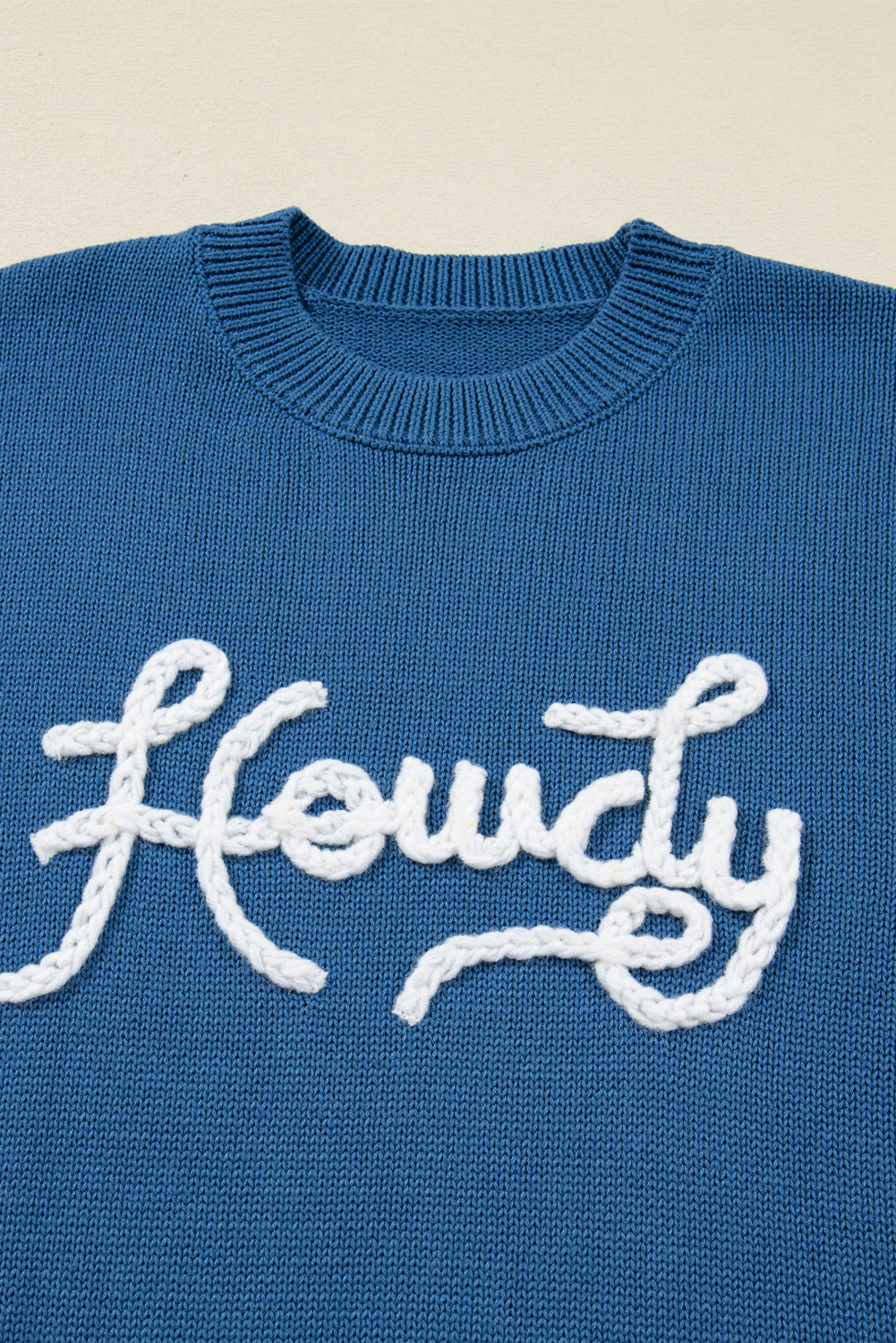 Threaded Pear Emiyra Embroidered Graphic Western Sweater