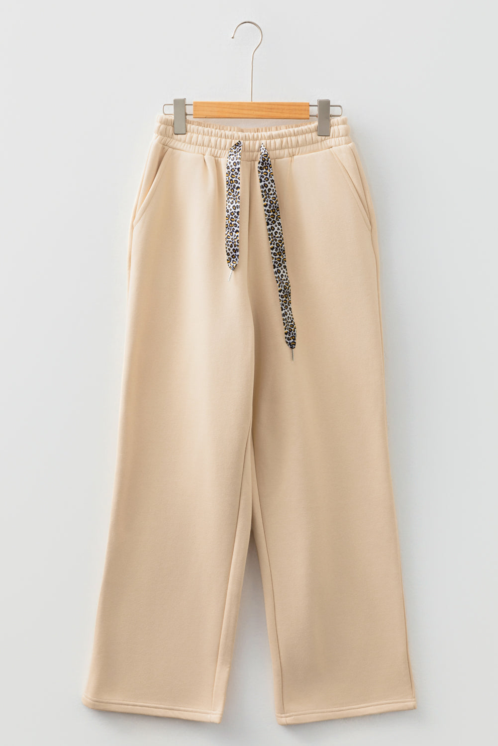 Threaded Pear Hailey Elastic Waist Solid Pants