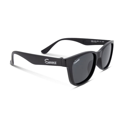Suneez Polarised Kids Sunglasses Flexible Black 5-12 years