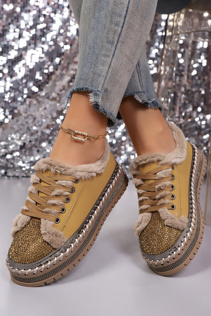 Threaded Pear Harper Lace Up Flat Shoes