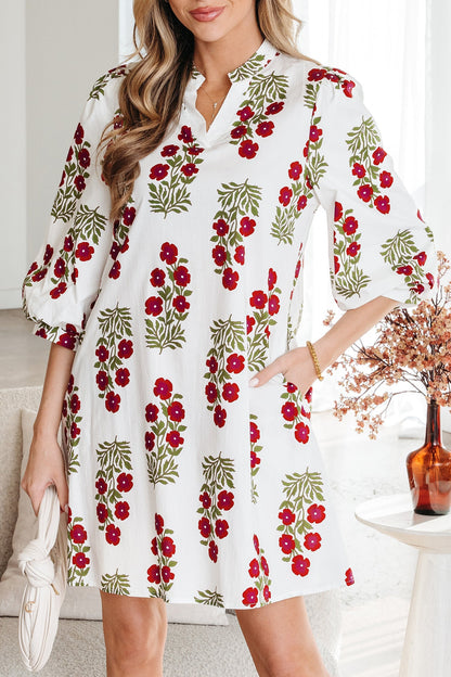 Threaded Pear Catalina Sleeve Loose Mini Dress