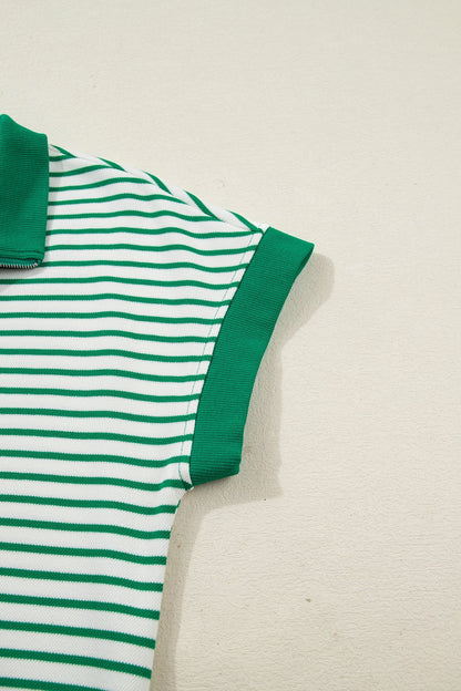 Threaded Pear Royalty Polo Collar T Shirt