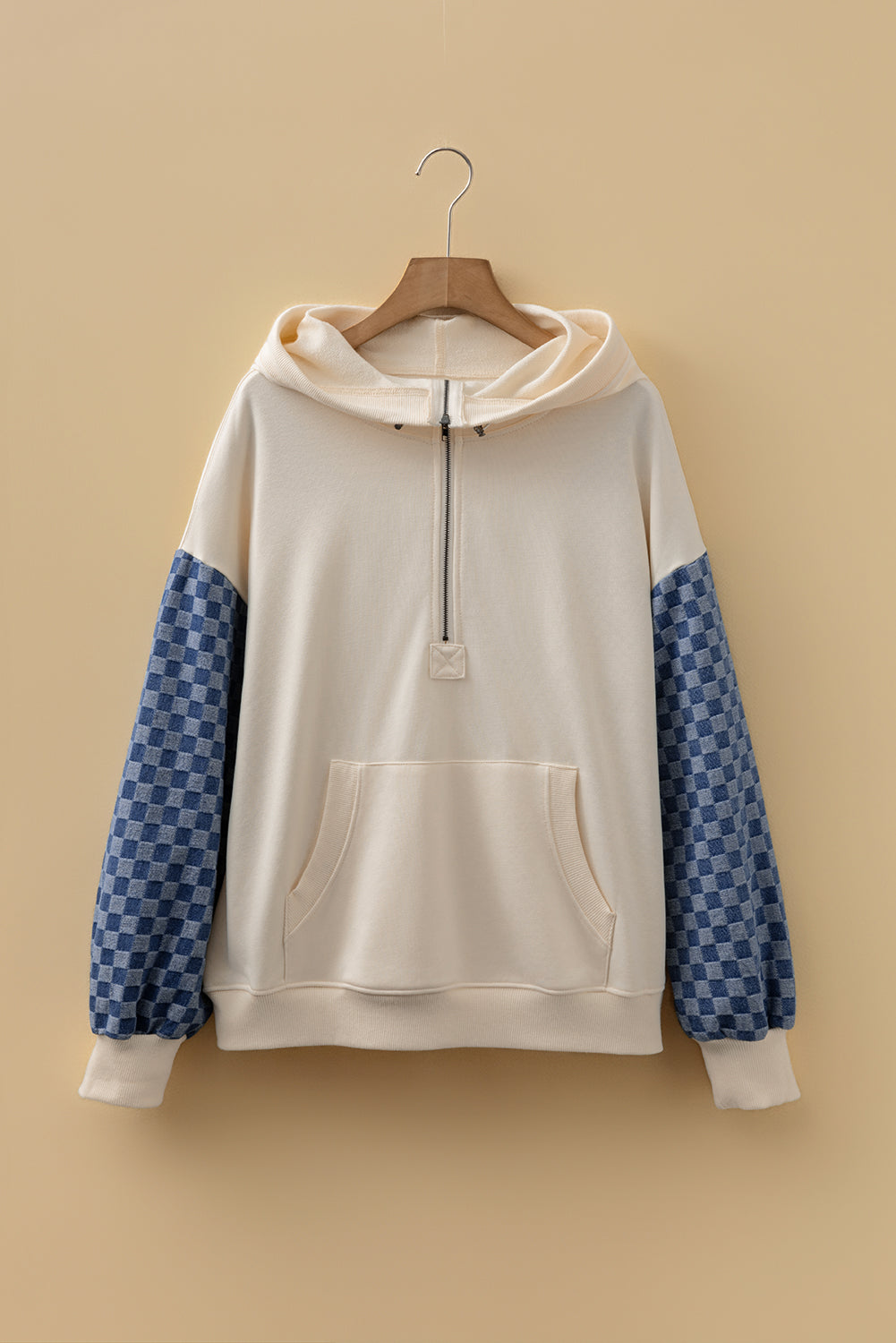 Threaded Pear Adalynn Kangaroo Half Zipper Hoodie