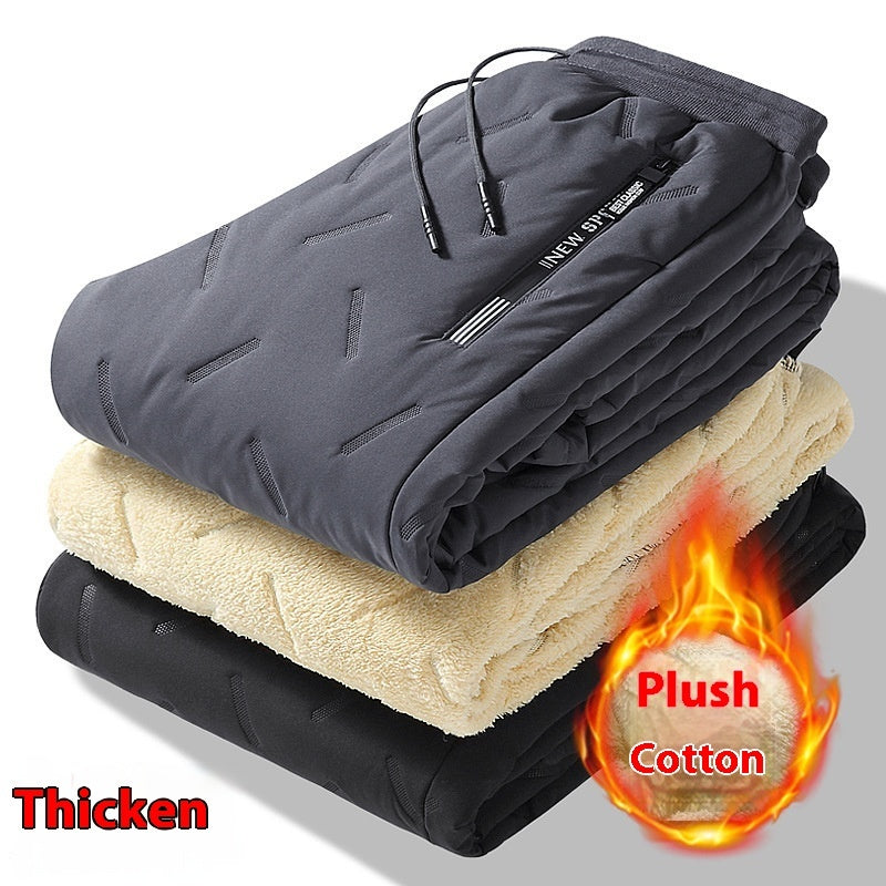 Men’s Plush Fleece Thermal Sweatpants