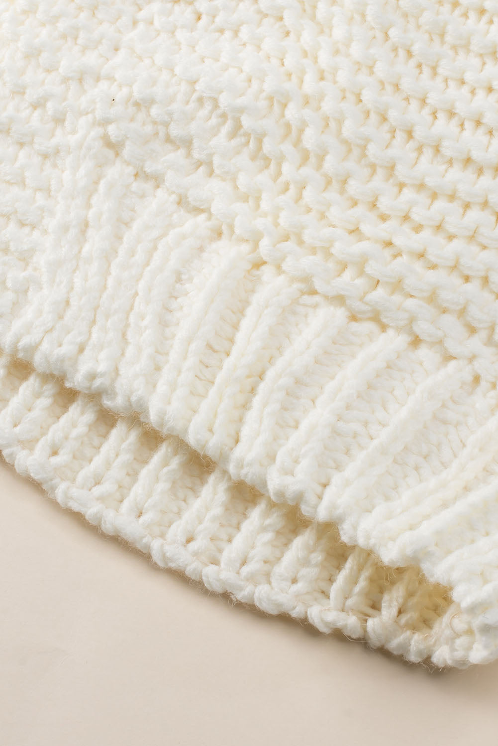 Threaded Pear Oakley Shoulder Puff Sleeve Cardigan