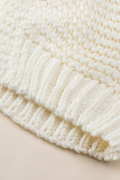 Threaded Pear Oakley Shoulder Puff Sleeve Cardigan