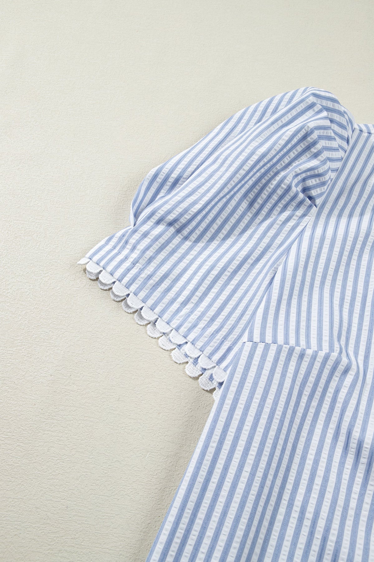 Threaded Pear Ariah Short Bubble Sleeve PLUS Blouse