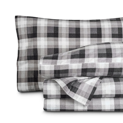 Bare Home  Double Brushed Cotton Flannel Sheet Set