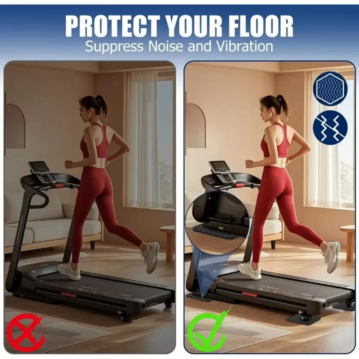Fitness Equipment Anti Vibration Pads