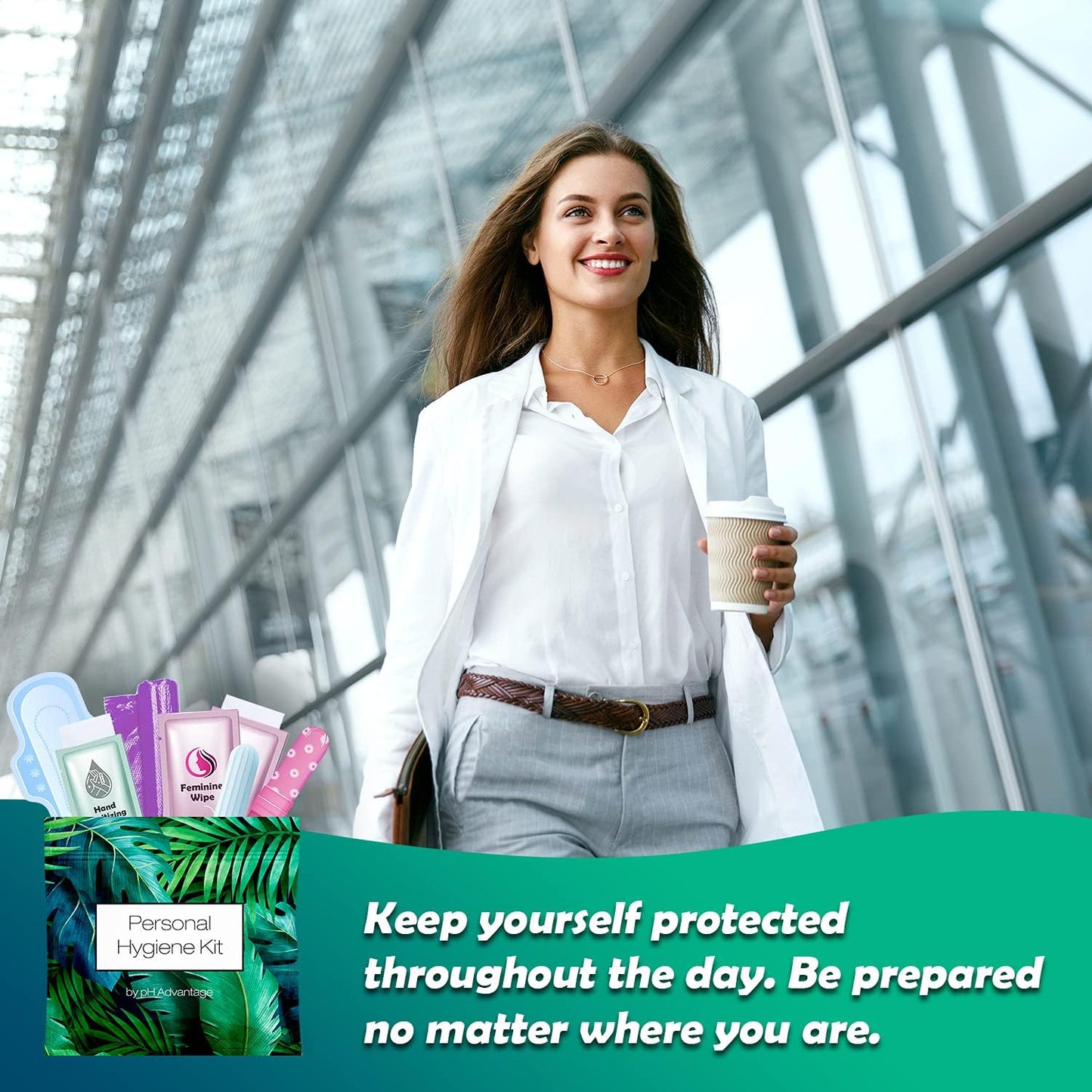 Feminine Hygiene Kits Pack of 10 (Green Ferns)